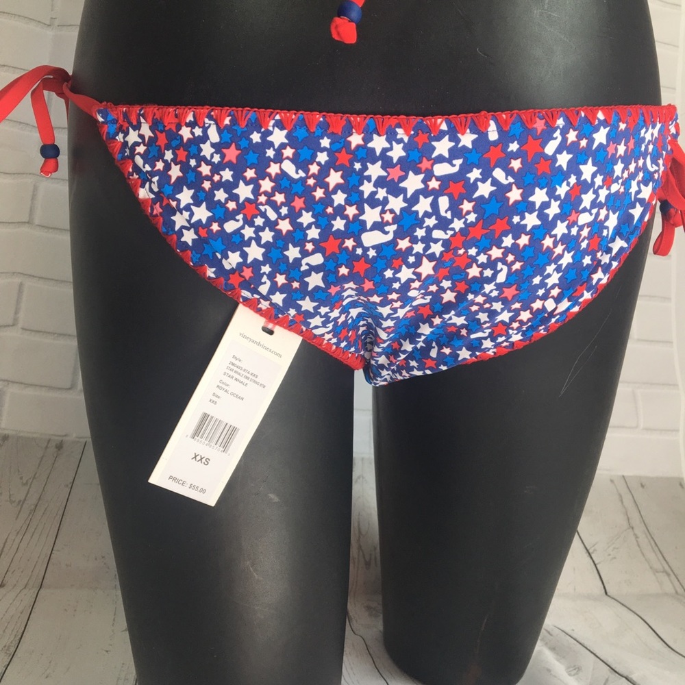 Vineyard Vines Red and Blue Floral Bikini - Picture 6 of 8